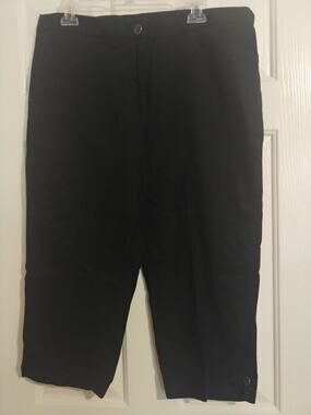 Counterparts Capri Pants Black Sz. 14